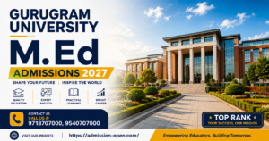 Gurugram University M.Ed Admission